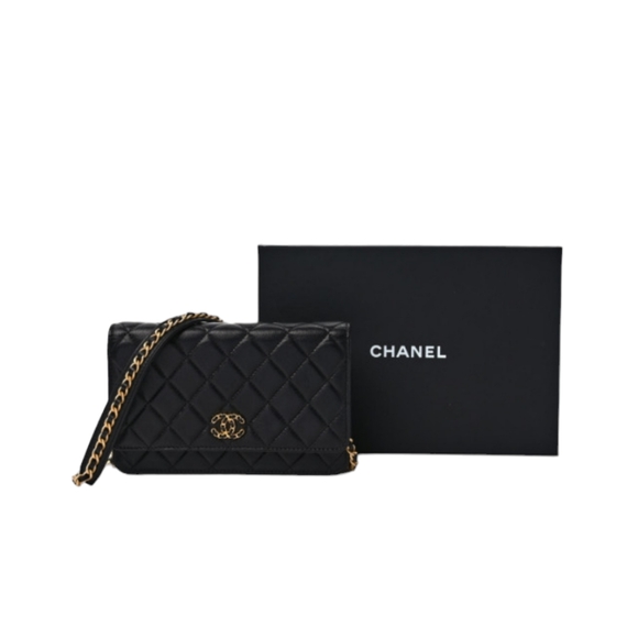 Chanel Quilted Lambskin Wallet on Chain - EUC - Picture 2 of 10
